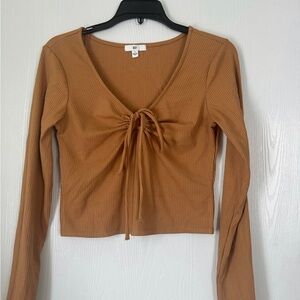Long Sleeve Cropped Top
